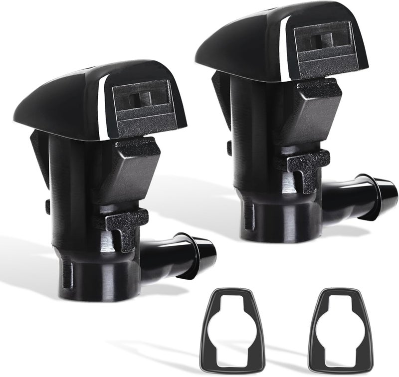 Belleone 2PCS Front Windshield Washer Nozzle Wiper Spray Kit fit for 2008-2012 Ford Fusion Mercury Milan Lincoln MKZ, Replacement for 8E5Z-17603-A - Image 1